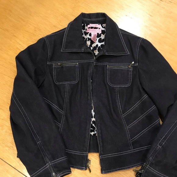 Bandolino jacket with Leopard Print Lining Sz 12 - Picture 1 of 7